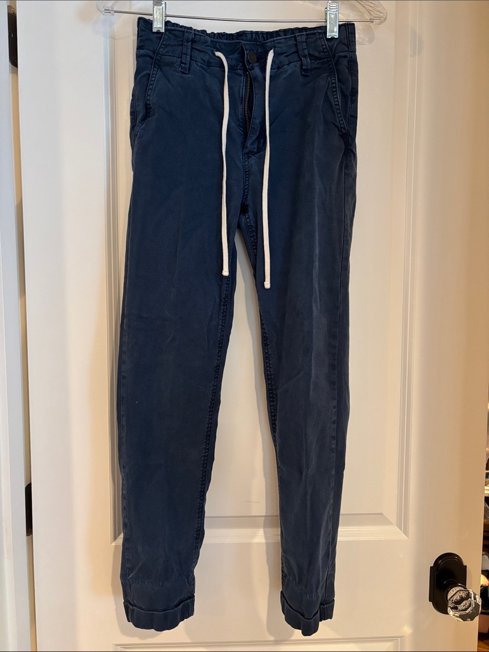 PAIGE Indigo Skinny Pants with Tie Waist